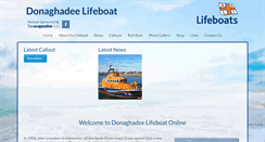 Desktop Screenshot of donaghadeelifeboat.co.uk